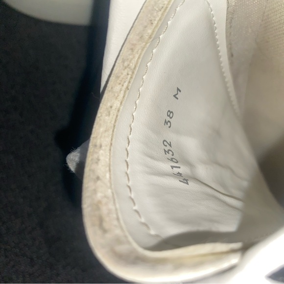 Men's White and Black Sneakers - Picture 5 of 8